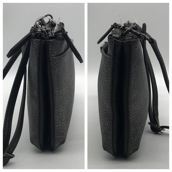 Tumi Grey Ballistic Nylon Crossbody Clutch - Picture 3 of 12